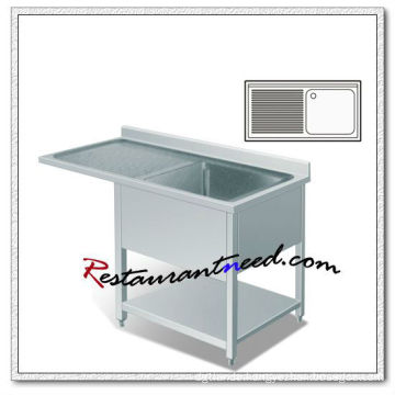 S272 Single Sink Bench With Splashback